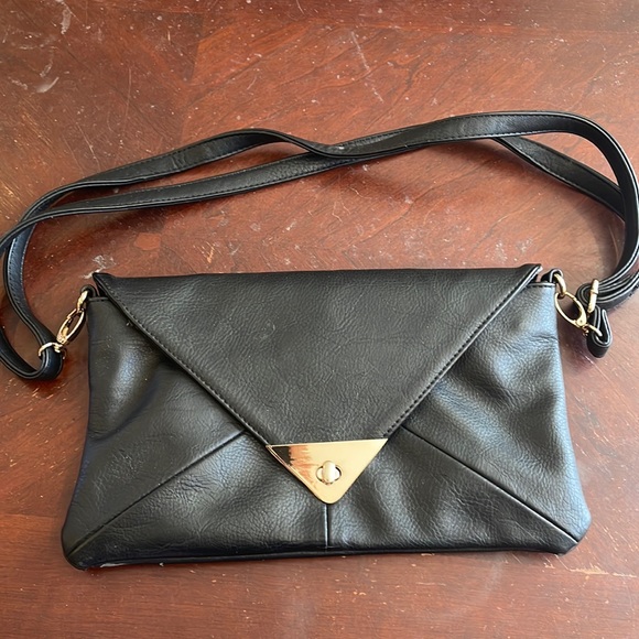 Vintage leather purse with removable adjustable strap - Picture 1 of 9